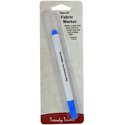 Water Soluble Fabric Marker Pen - Blue - Ackroyd and Adams Ltd