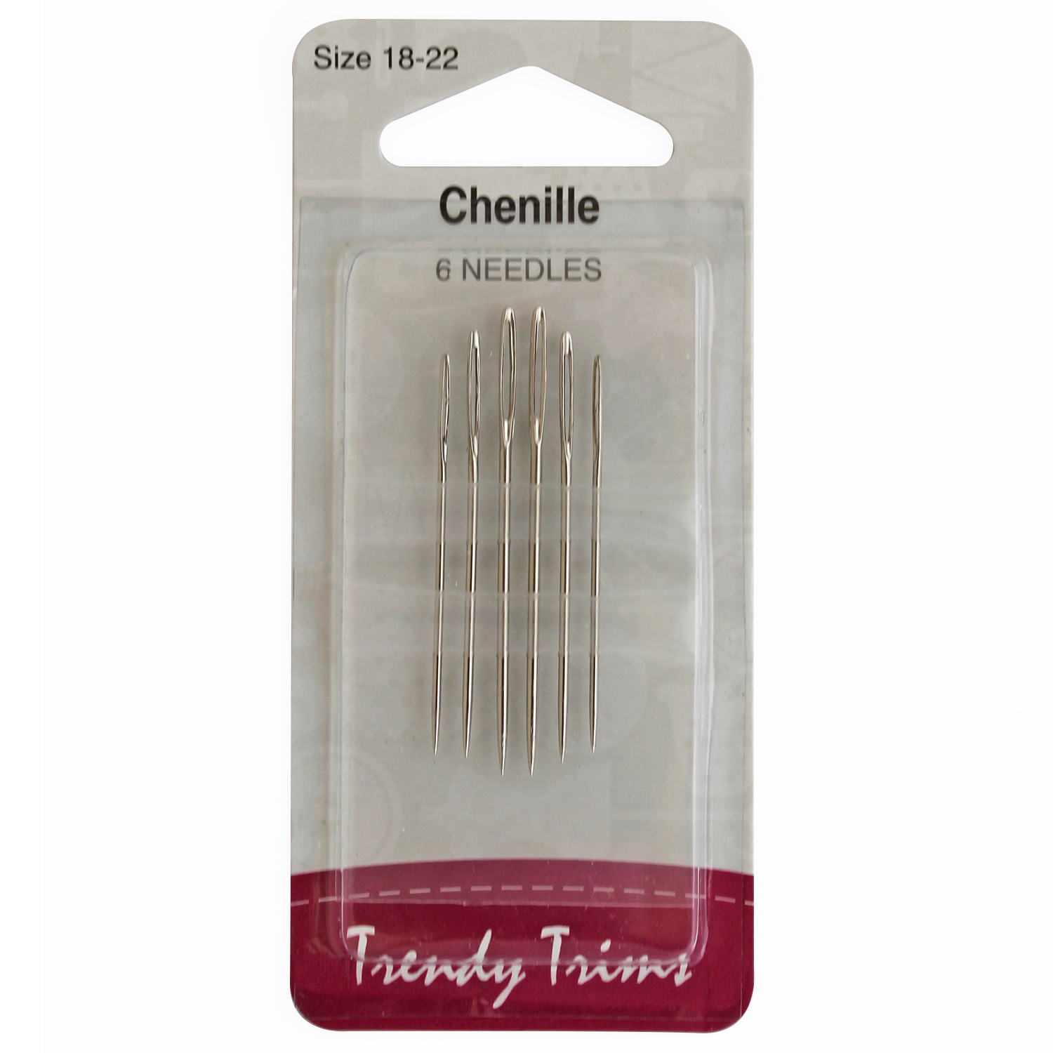 Chenille Needles (Assorted, Big Eye + Sharp Point) 6 Needles Ackroyd and Adams Ltd