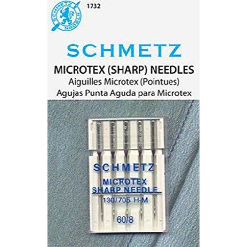 Schmetz Microtex Needles Various Sizes (Please Select Size) Ackroyd